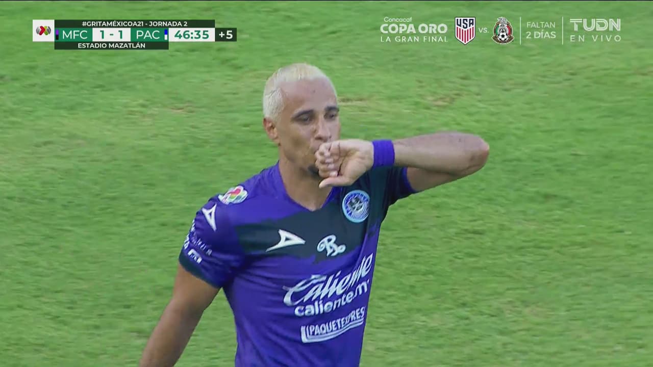 ¡La definición fue una belleza! Sanvezzo marca el 1-1 para Mazatlán