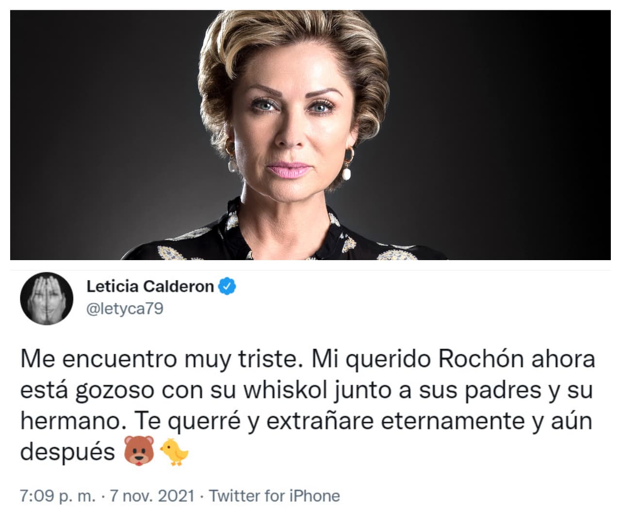 Una de las primeras en hacerlo fue 
<b>Lety Calderón</b>, con quien compartió crédito en 'Yo compro esa mujer', de 1990. La actriz lo honró llamándole 'Rochón', como le decían quienes lo conocían. 
<b>"Me encuentro muy triste"</b>, escribió, al mismo tiempo que le expresó cuánto lo quería.