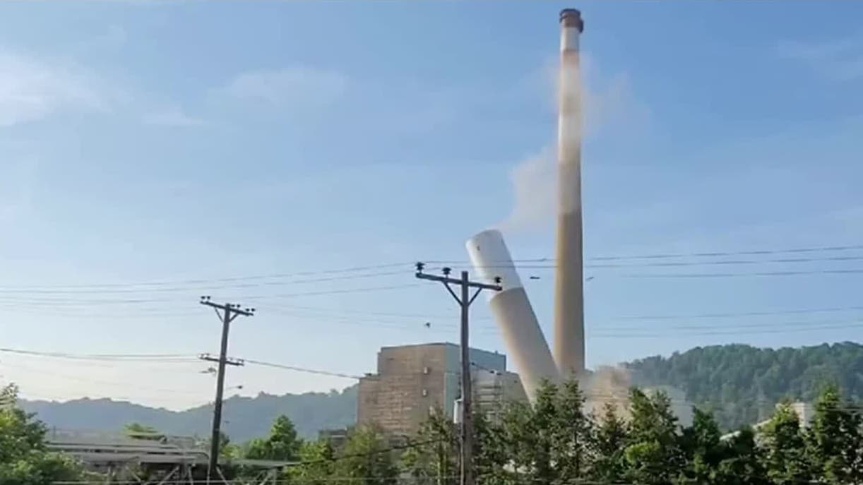 Implosión en dos chimeneas provoca daños en múltiples viviendas al oeste de Pensilvania