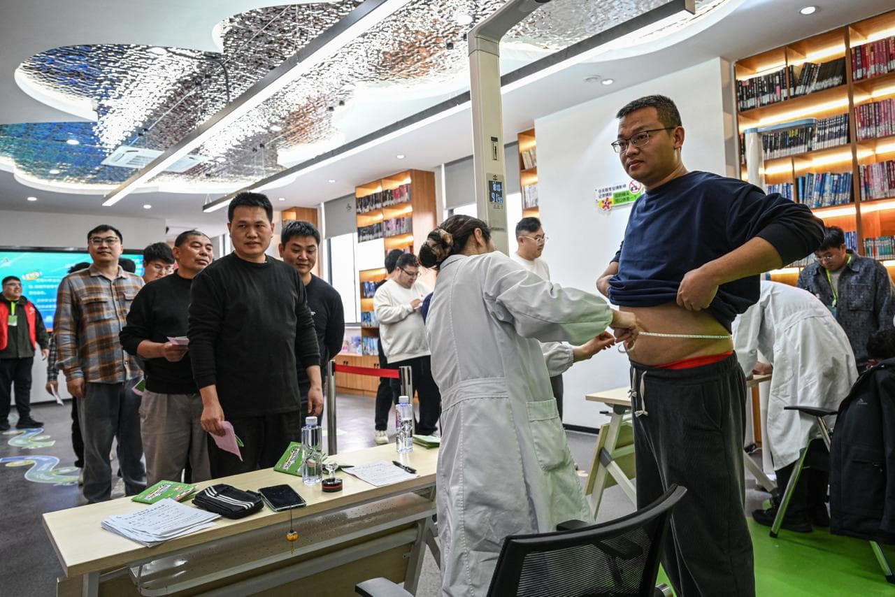Grasa perdida por carne: el programa en una ciudad de China para incentivar una dieta saludable y bajar de peso
