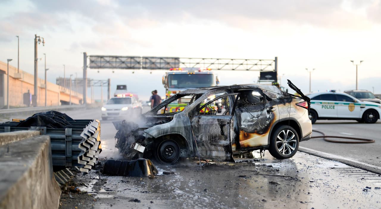 Es importante que actúe rápidamente si su carro se prende en llamas.