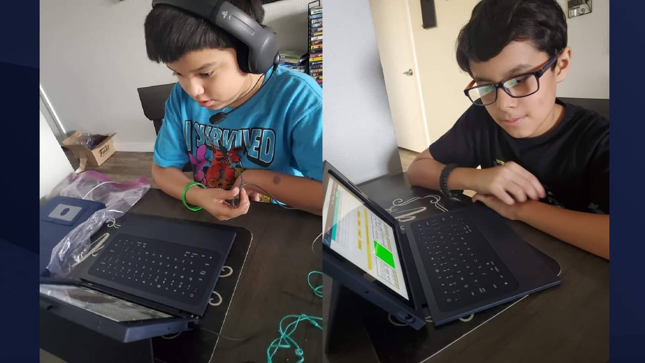 “Mis nietos queridos empezaron clases por línea. Tienen una súper madre y se que ella los esta apoyando como lo hace todos los días”, escribió Araceli Medina en Facebook.