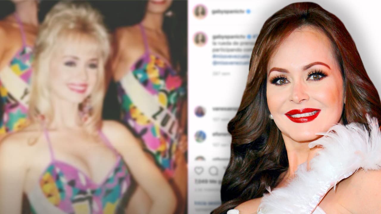 Antes de participar en Miss Venezuela, Gaby Spanic tuvo que bajar 66 libras que ganó por una ruptura amorosa