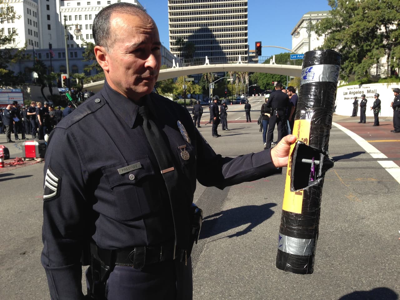 Parte del artefacto llamado "sleeping dragon" que utilizaron.