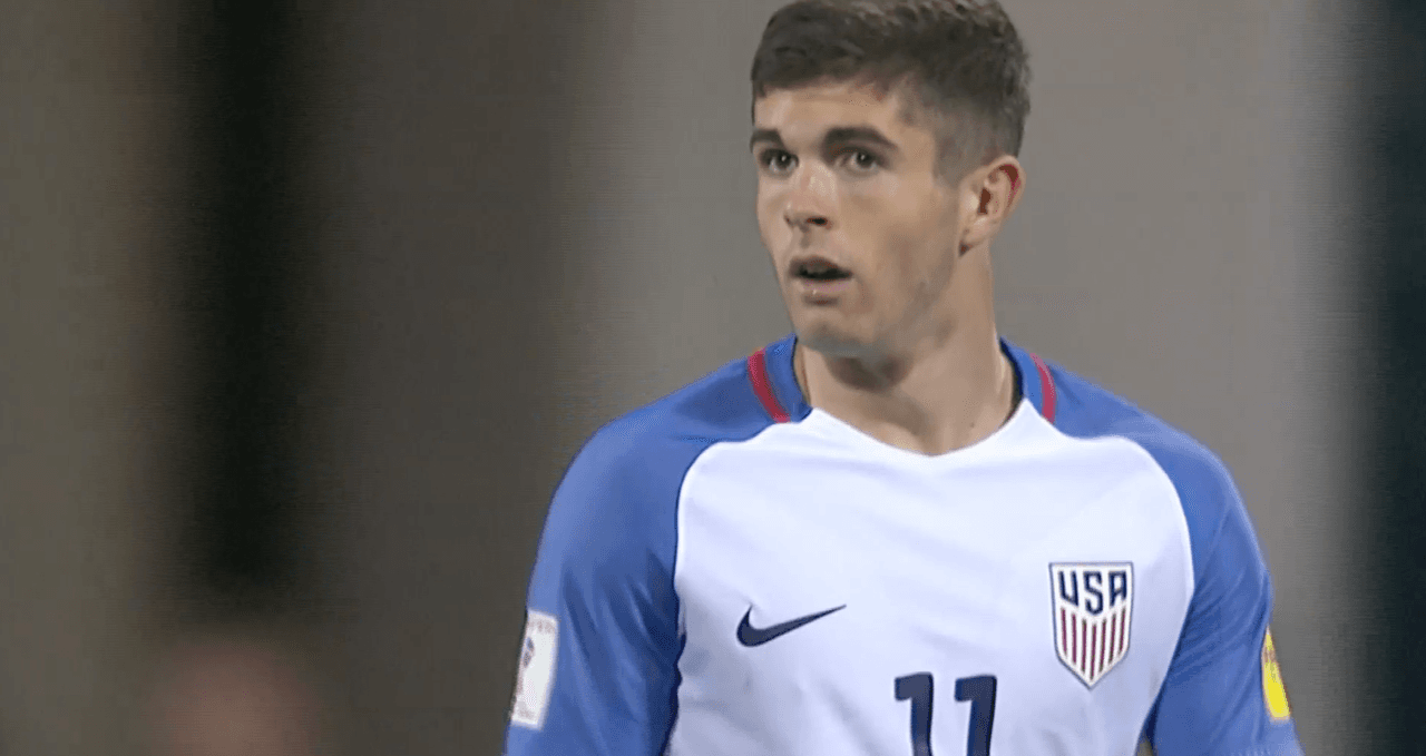 Christian con el uniforme de la selección. En él están depositadas muchas de las esperanzas del fútbol del país.