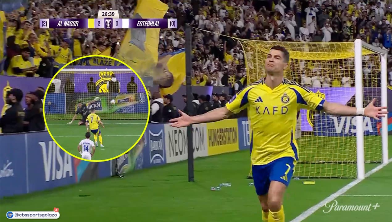 ¡Incansable! El golazo de CR7 en su camino a los mil goles