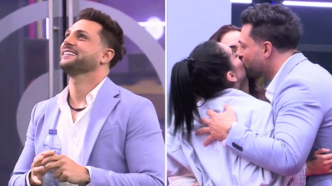 Nicola sorprende con beso de tres a Gala y Karime en 'La Casa de los Famosos México': pide que Agustín no se ponga celoso