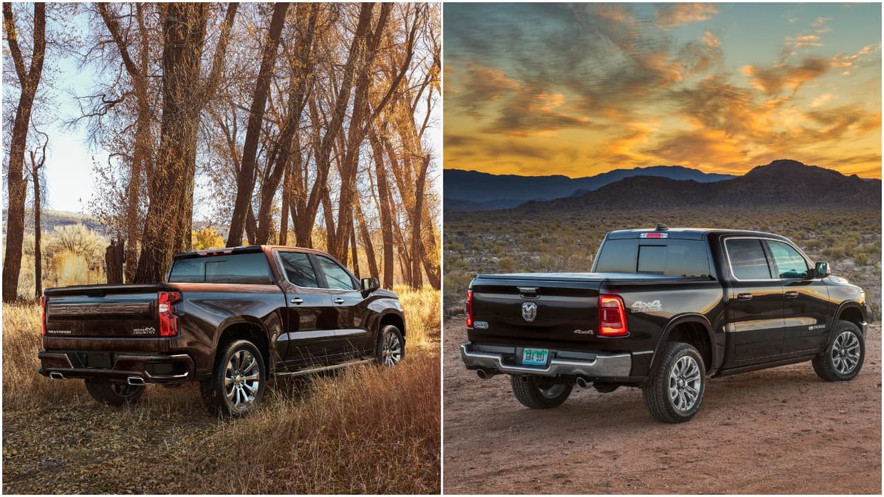 <h3 class="cms-h3-H3">Cajas de carga.</h3>
<br>
<br>La caja de carga es el elemento que define a toda pickup
<br>
<br>El piso de la caja de carga de la Chevrolet Silverado 2019 está hecho de una
<b>aleación de acero</b> de alta resistencia para asegurar su resistencia e integridad, cuenta con 12 anclajes fijos y su compuerta puede ser abierta y cerrada a control remoto.
<br>
<br>La totalidad de la caja de carga de la Ram 1500 2019, con excepción de su compuerta, está hecha de acero de alta resistencia lo cual ayuda a una
<b>reducción general de peso</b> del modelo y contribuye a aminorar el consumo de combustible. La compuerta está hecha de aluminio y cuenta con cerrojo eléctrico y con asistentes hidráulicos de apertura y cierre que permite su operación remota.
<br>