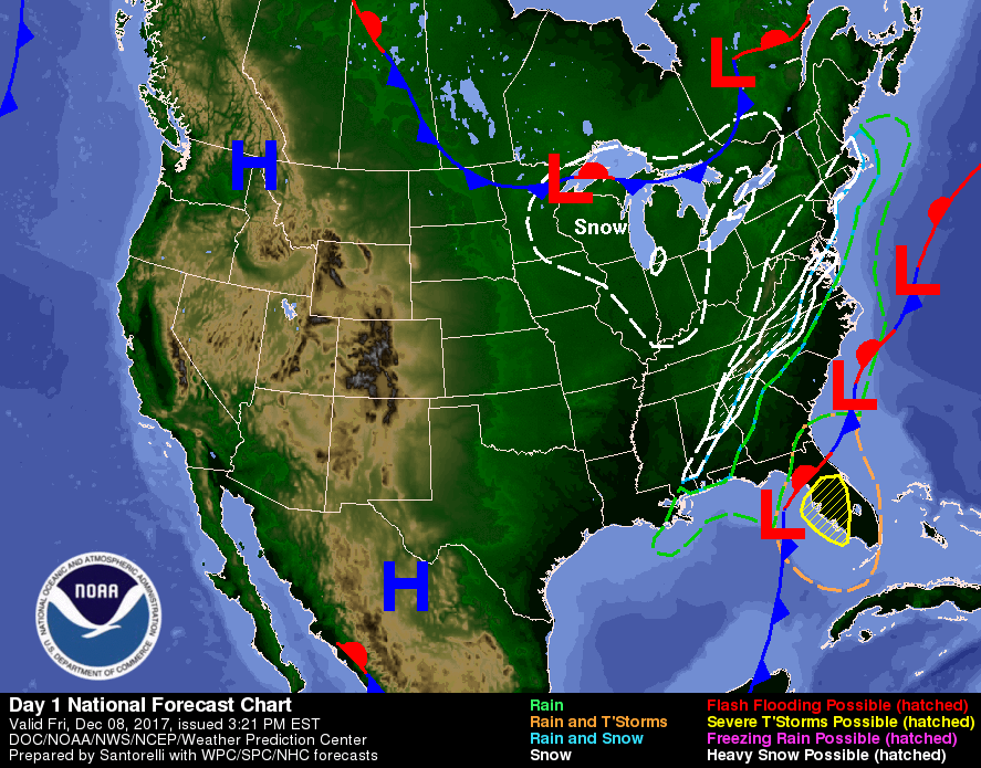 Declaran alerta de clima invernal en Florida para los próximos días
