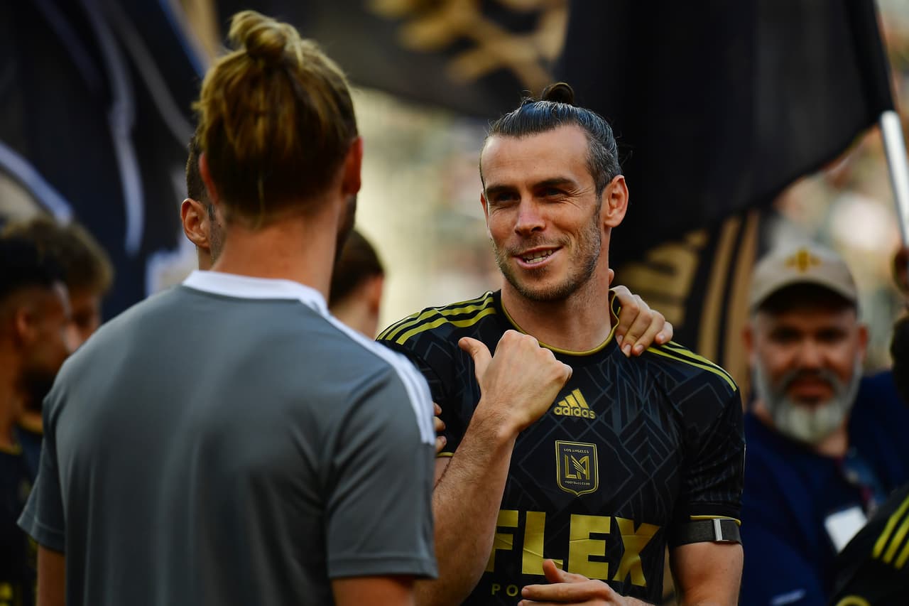 <br>El delantero galés Gareth Bale formó parte del equipo y se unió a los festejos del primer título que logra con Los Angeles Football Club, conjunto al que se unió este verano y con el que peleará por darle la primera MLS Cup.
<br>
<br>Foto: Gary A. Vasquez/Gary A. Vasquez-USA TODAY Sports