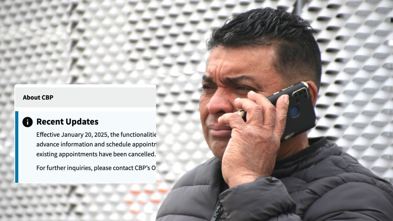 Solicitantes de asilo quedan varados en la frontera al desaparecer sus citas en CBP One