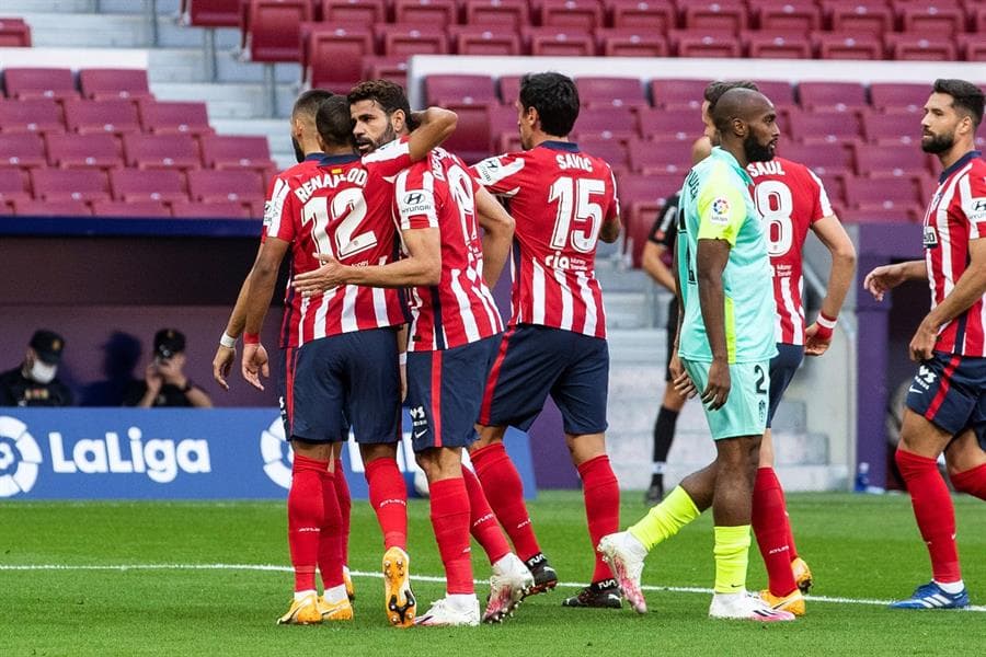 Con goles de Costa, Correa, Félix, Llorente y con el debutante Luis Suárez, que se luce con doblete, el Atleti brilló en el Wanda Metropolitano ante el Granada, quien sólo anotó un gol por parte de Jorge Molina.