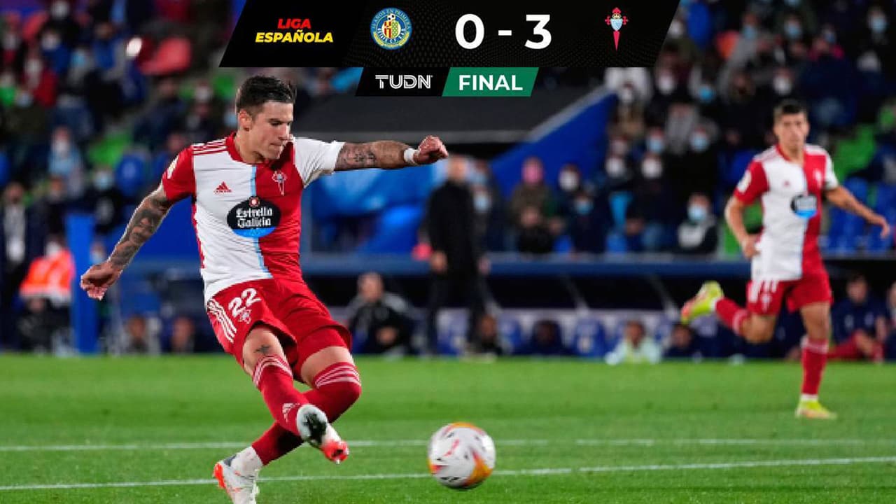 Getafe cae ante el Celta con Araujo en la cancha; Macías, borrado