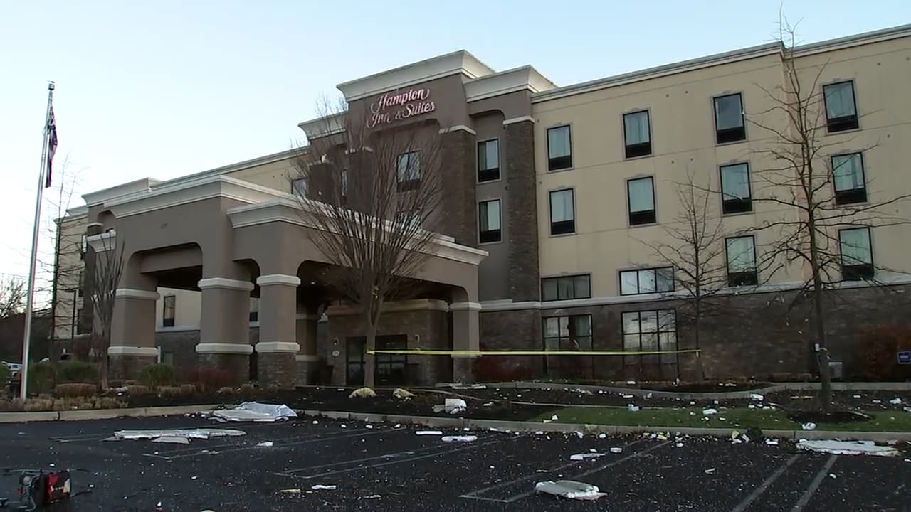 Confirman que tocó tierra un tornado en el condado de Montgomery 