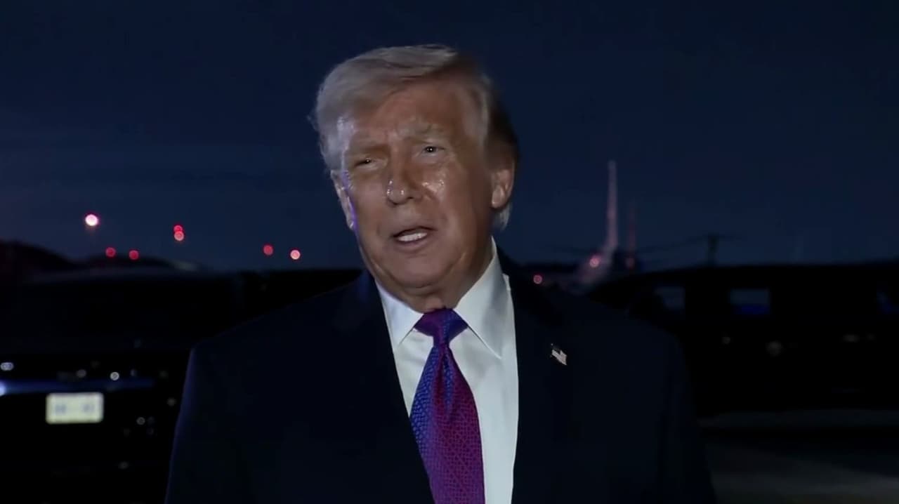 "Se está investigando": Trump habla sobre la alerta por posibles ataques iraníes con drones en California