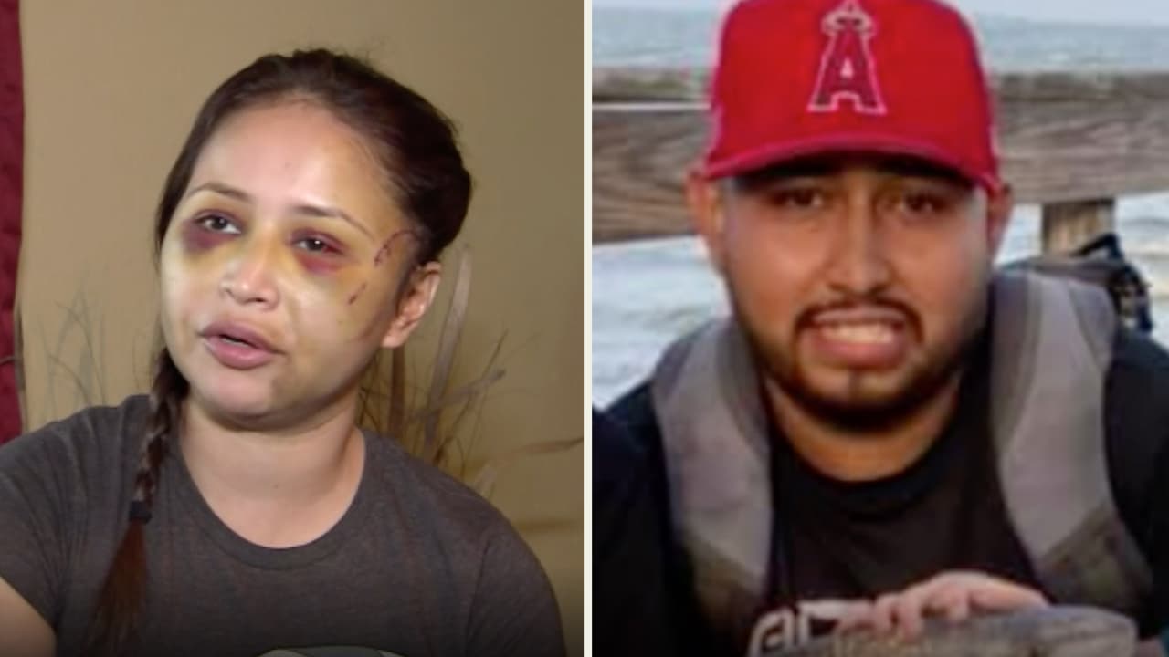 Mendoza dijo a Univision 45 que los
<b><a href="https://www.univision.com/local/houston-kxln/priscila-mendoza-victima-violencia-domestica-heriberto-morantes-sospechoso-fugitivo-houston">golpes que recibió</a></b> por parte de su pareja, ocurrieron después de que el sujeto se molestara porque ella había salido con familiares el pasado viernes.
