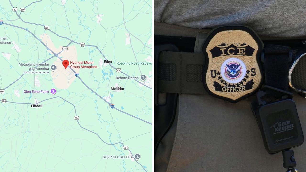 ICE confirma operativo en una planta Hyundai cerca de Savannah, Georgia
