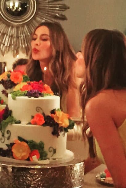 La colombiana compartió las imágenes de la fiesta en su Instagram.