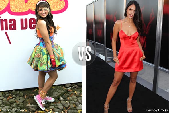 Otra impresionante transformación en la de Eiza González. La cantante no es ni sombra de lo que era. ¡Vaya cambio!