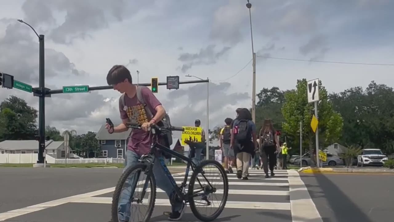 St. Cloud instala cruces peatonales tras trágico accidente escolar