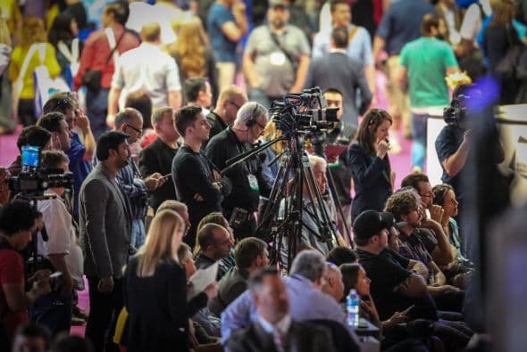 Más de 100,000 personas asistieron este fin de semana al NAB Show en Las Vegas donde 1,789 empresas expusieron sus productos e innovaciones a los medios.
