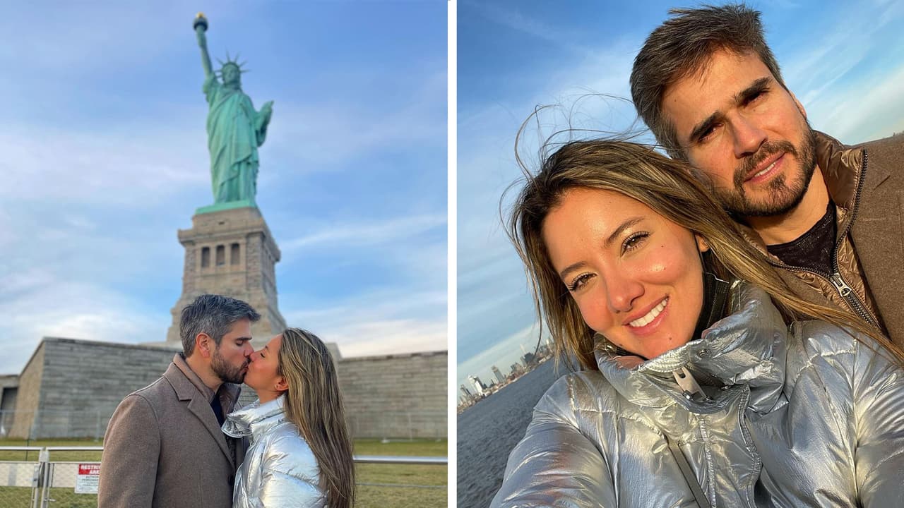 La famosa también aprovecha sus redes sociales para mostrar que está feliz y enamorada del actor Daniel Arenas. Por ejemplo, en diciembre de 2021 disfrutaron un viaje a Nueva York para celebrar su primera Navidad juntos.