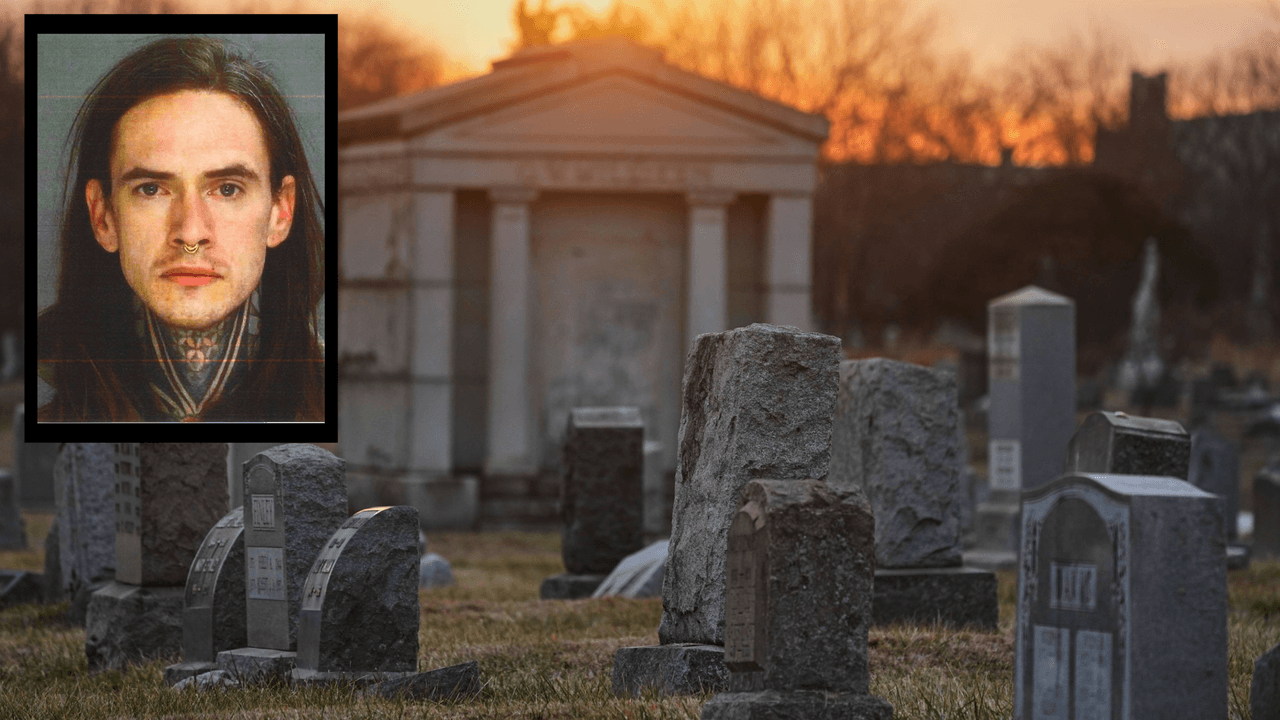 Arrestan a sospechoso de robar más de 100 restos humanos en histórico cementerio de Pensilvania