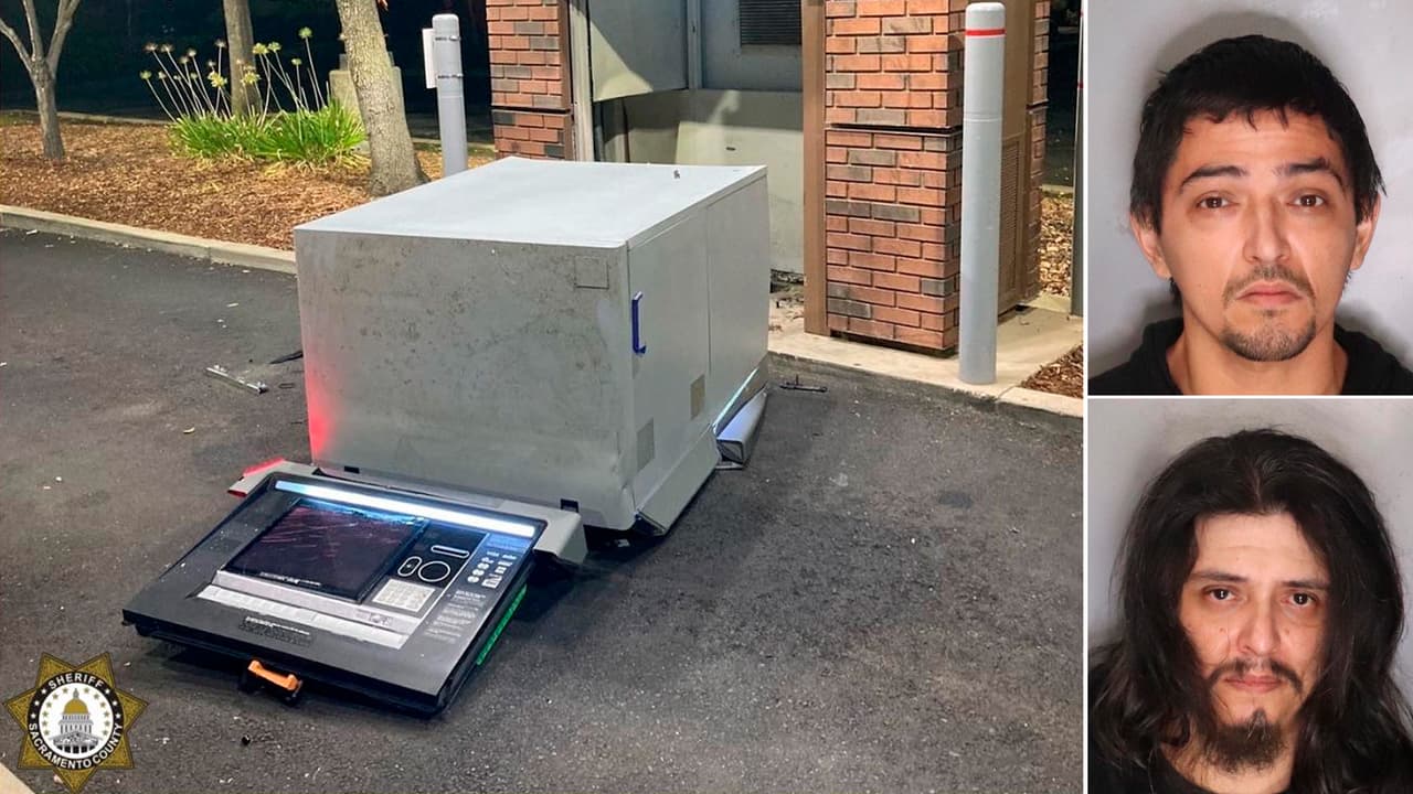Dos hermanos fueron detenidos por agentes del alguacil del condado de Sacramento, acusados de robar un cajero automático el domingo 15 de septiembre, en una sucursal de Bank of America, cerca de Gold Country Boulevard y Coloma Road, en Gold River.