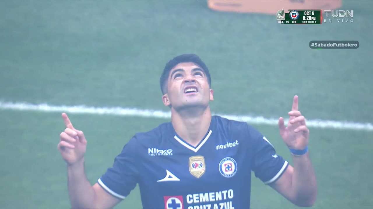 ¡Gol de Cruz Azul! Nicolás Ibáñez marca para que La Máquina ya lo gane