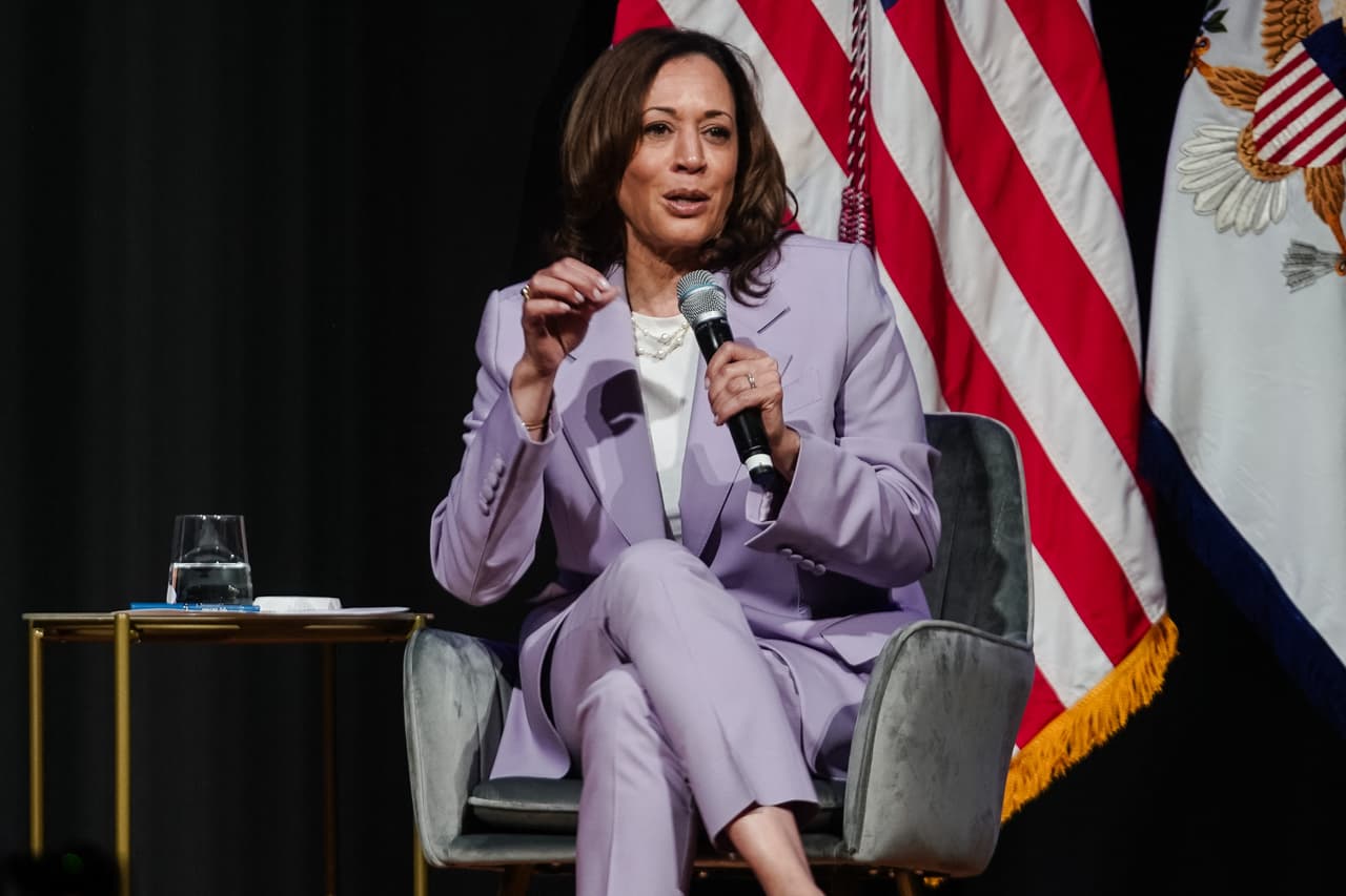 Kamala Harris visita Atlanta por primera vez tras anunciar que buscará la presidencia