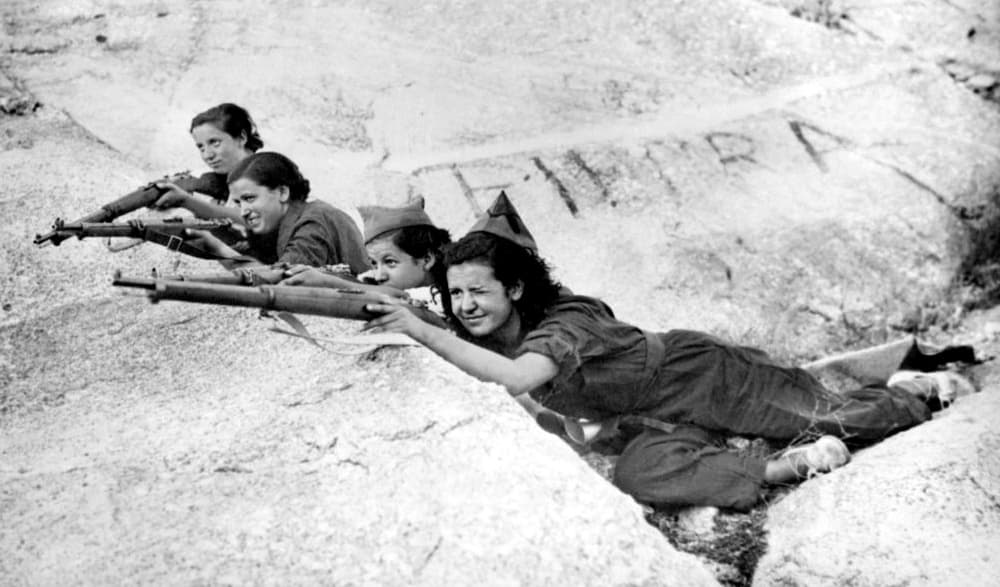 Mujeres combatientes durante la Guerra Civil Española