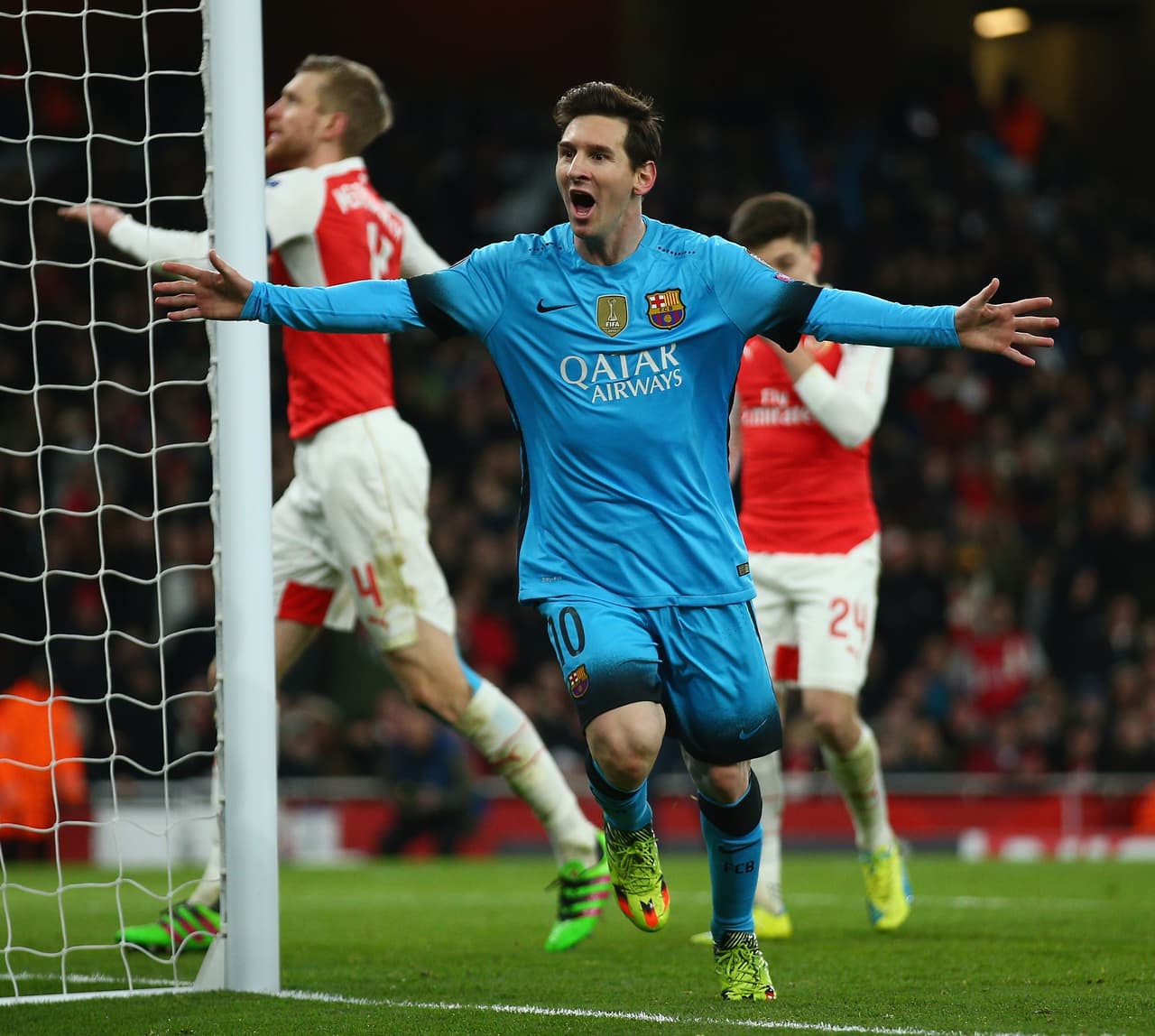 Arsenal 0-2 Barcelona: El Barça 'dinamitó' a los Gunners con Messi y Neymar