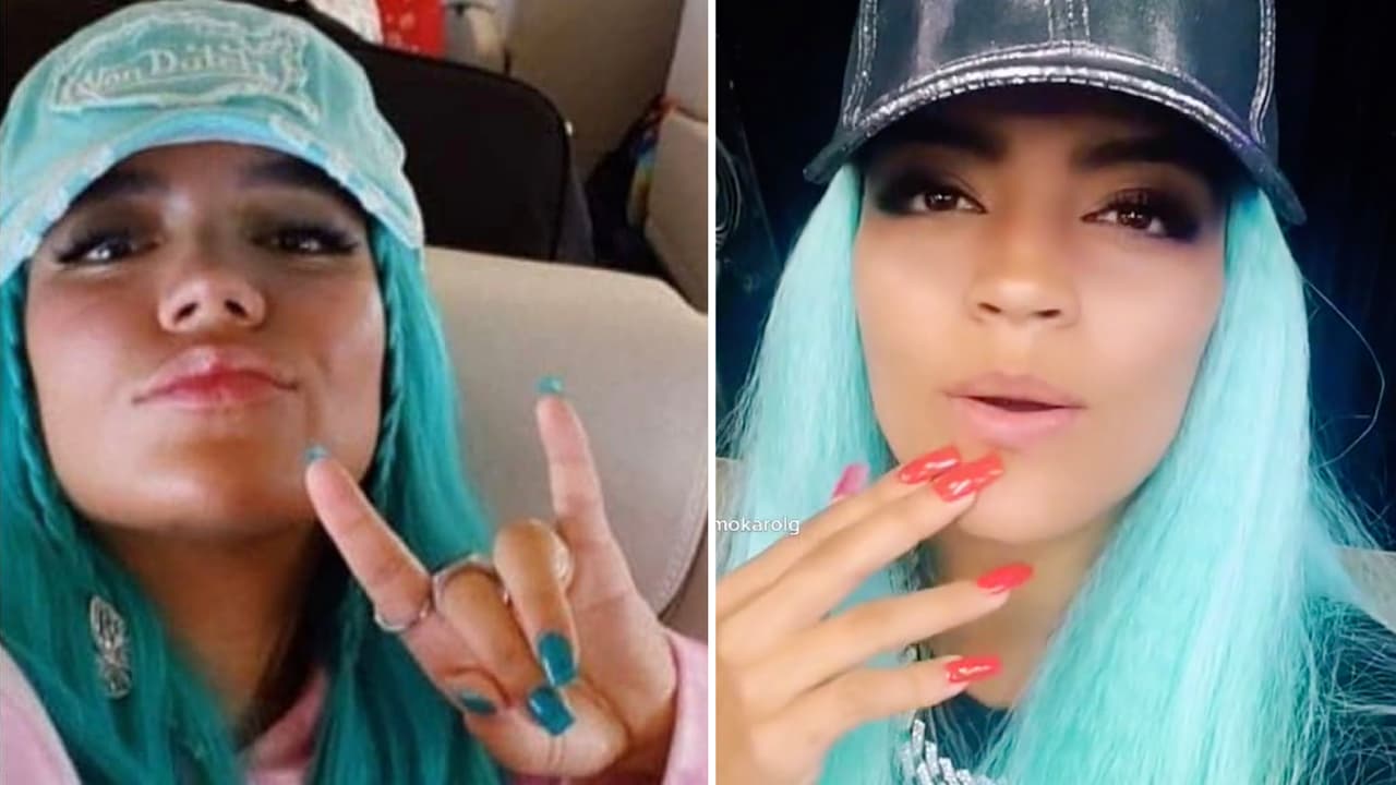 Karol G tiene una 'gemela' perdida: hasta se pintó el cabello igual