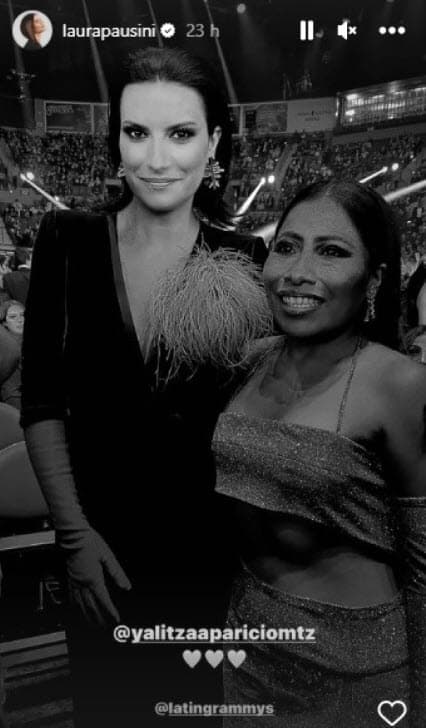 Se trató de esta instantánea. Según algunos usuarios de Instagram, la italiana supuestamente utilizó filtros digitales para presuntamente colocarse más brillo y resaltar por encima de la mexicana.