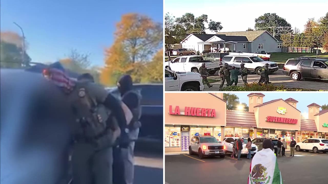 Operativos federales dejan más de 20 detenidos en suburbios del noroeste de Chicago, entre ellos a un jardinero