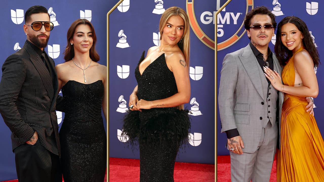 Latin GRAMMY 2025: así desfilaron los famosos por la alfombra roja