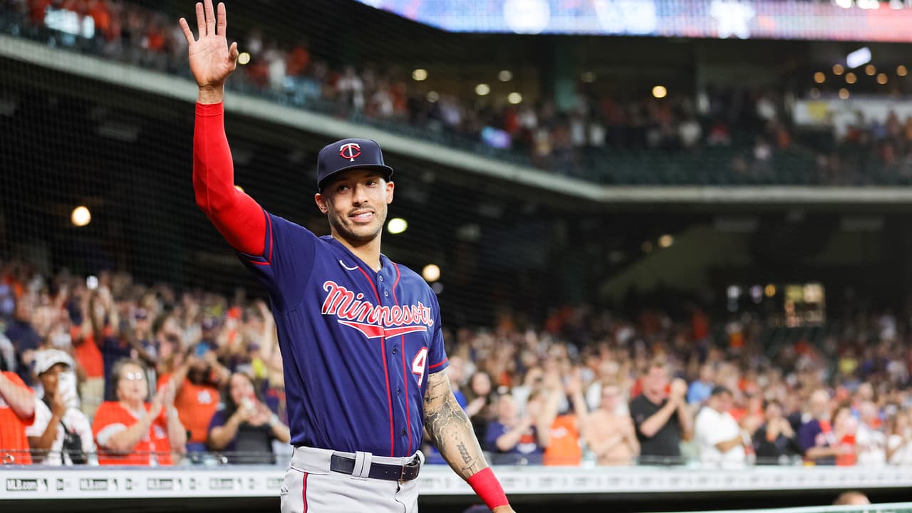 Carlos Correa regresó a la que fue su casa durante 6 años en los que se coronó con la Serie Mundial del 2017.