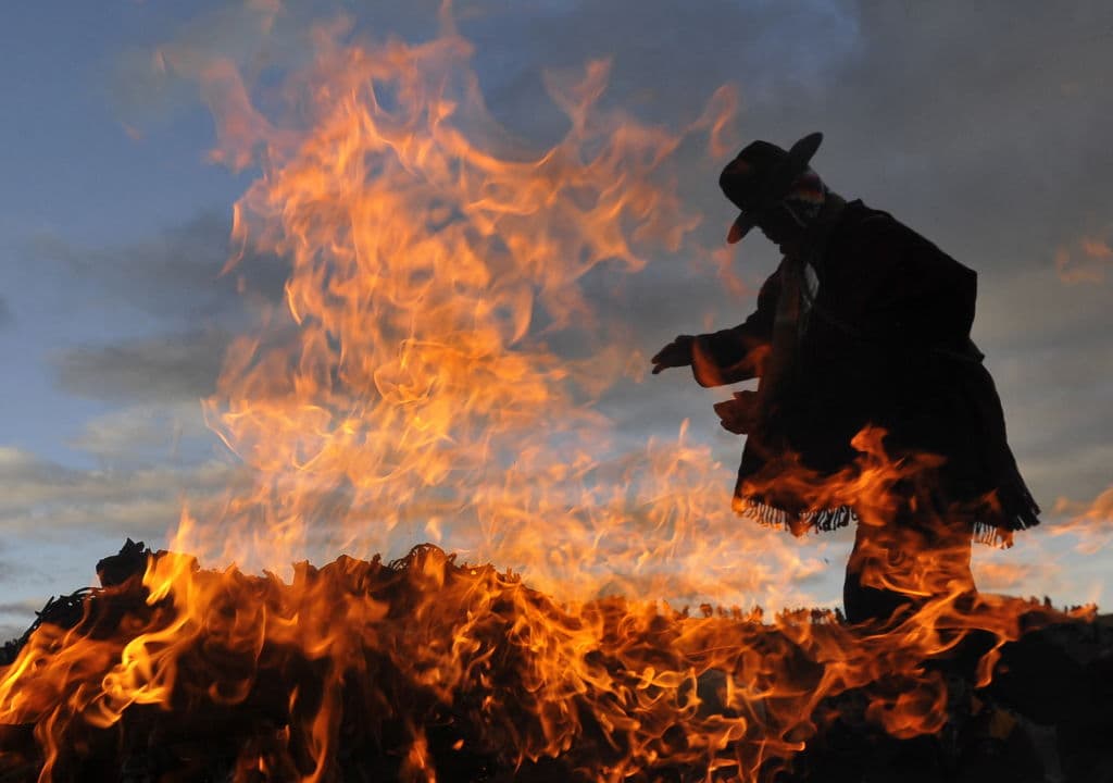 Celebración a la Pachamama en Bolivia