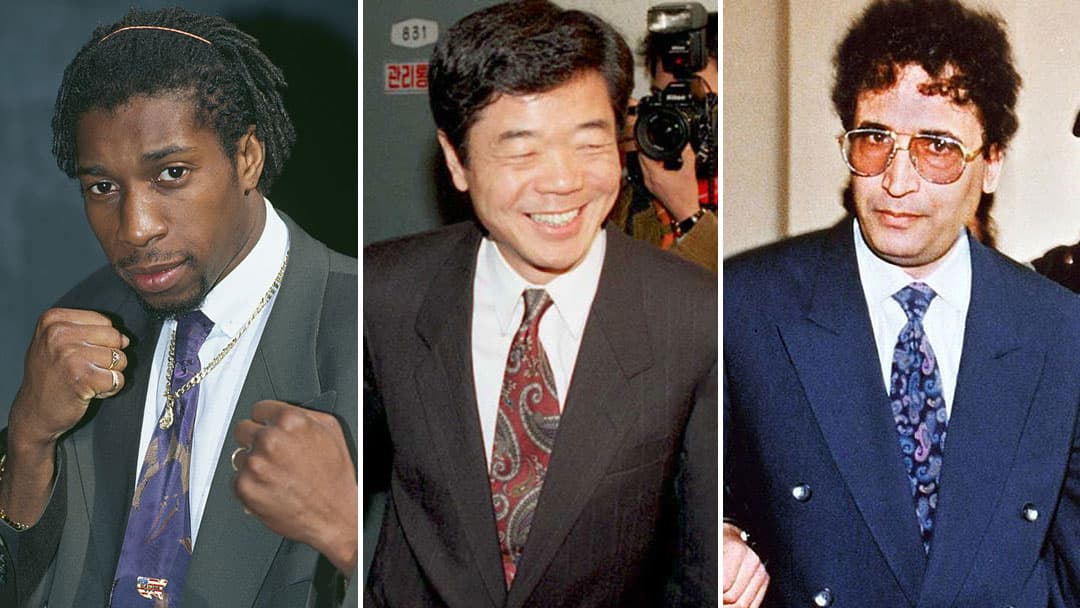 En los 90 las corbatas tenían figuras grandes y coloridas.