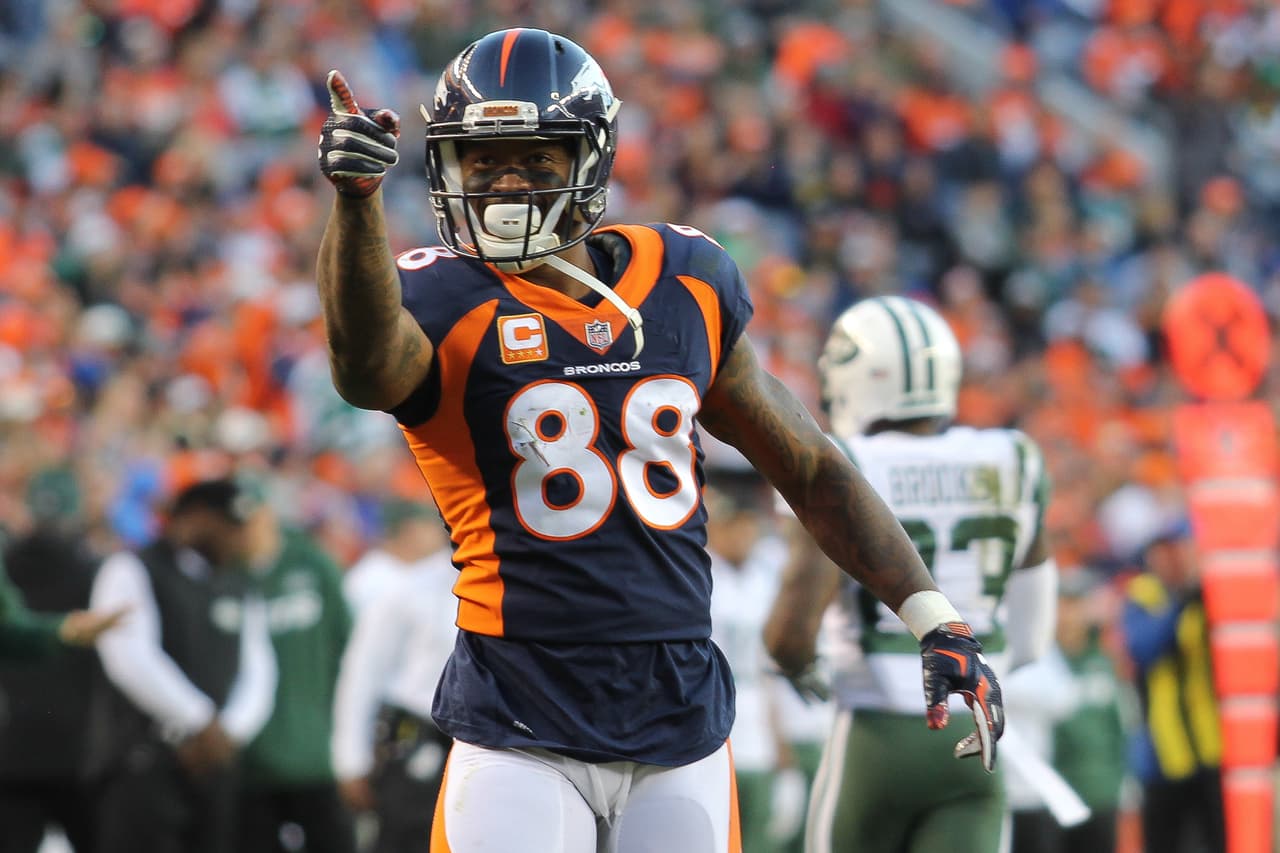 Demaryius Thomas abandona Denver para ser receptor de los Houston Texans.
