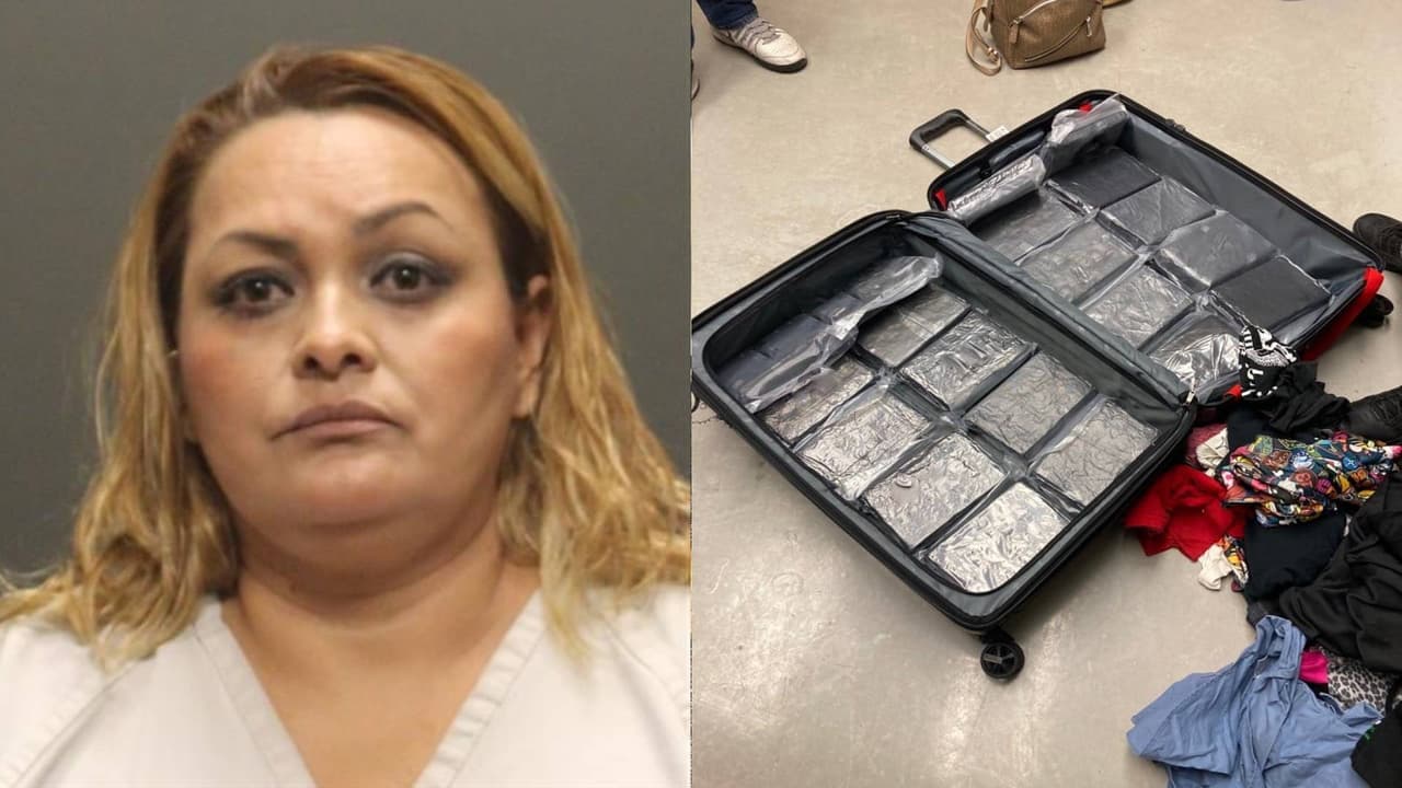 Detectives de la Unidad de Investigaciones de Pima tuvieron contacto con una mujer cerca de la cuadra 5000 del sur de la avenida 12, donde detectives registraron una maleta.
<br>