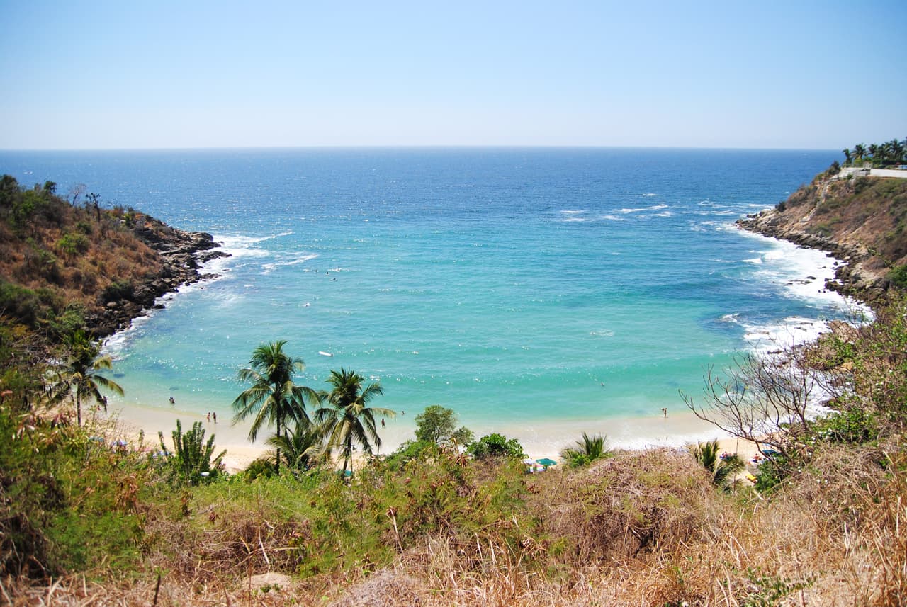 Puerto Escondido, en México.