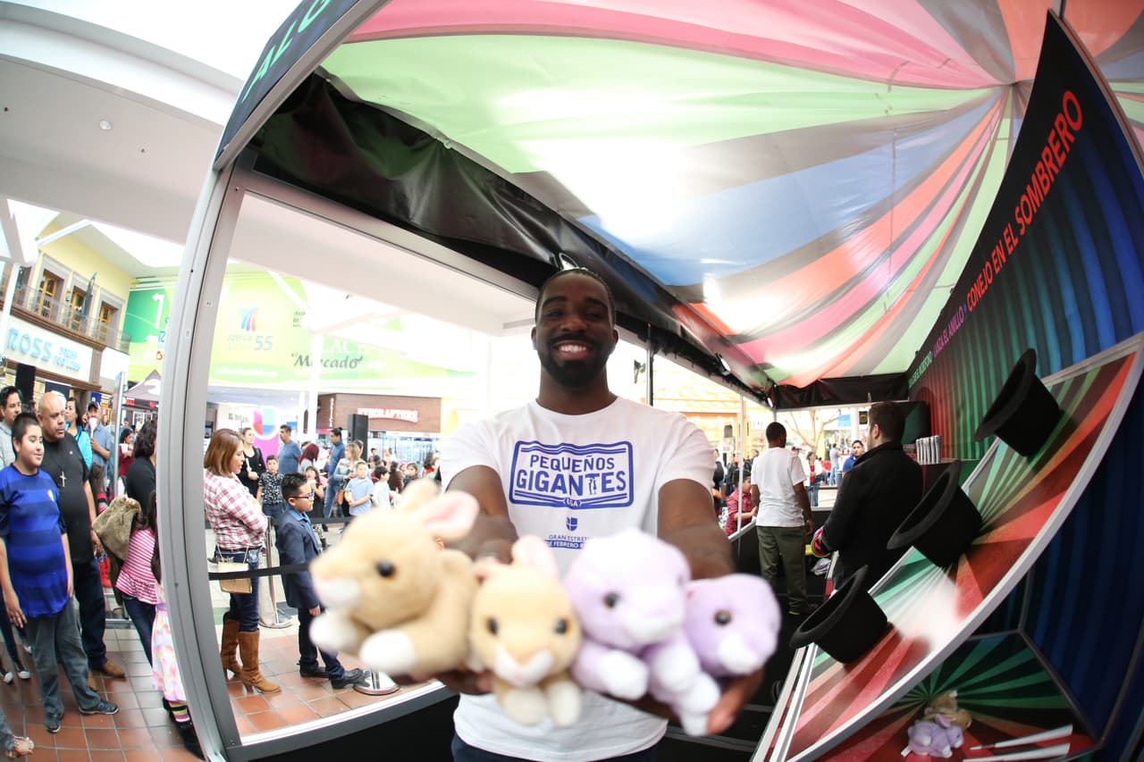 Estos hermosos peluches fueron el premio para muchos niños.