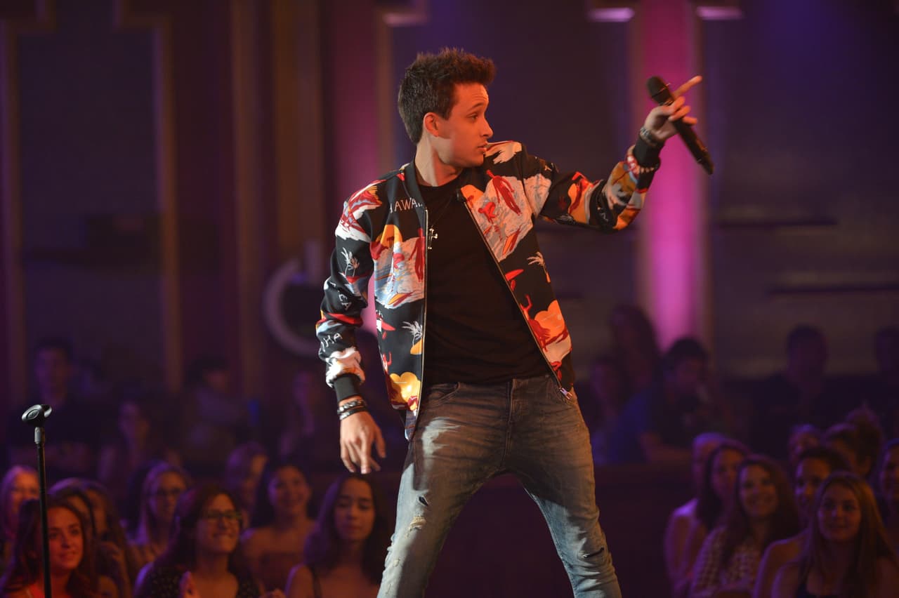 Nickie Jon Pabón interpretó La Llade Mi Corazón de Juán Luis Guerra.