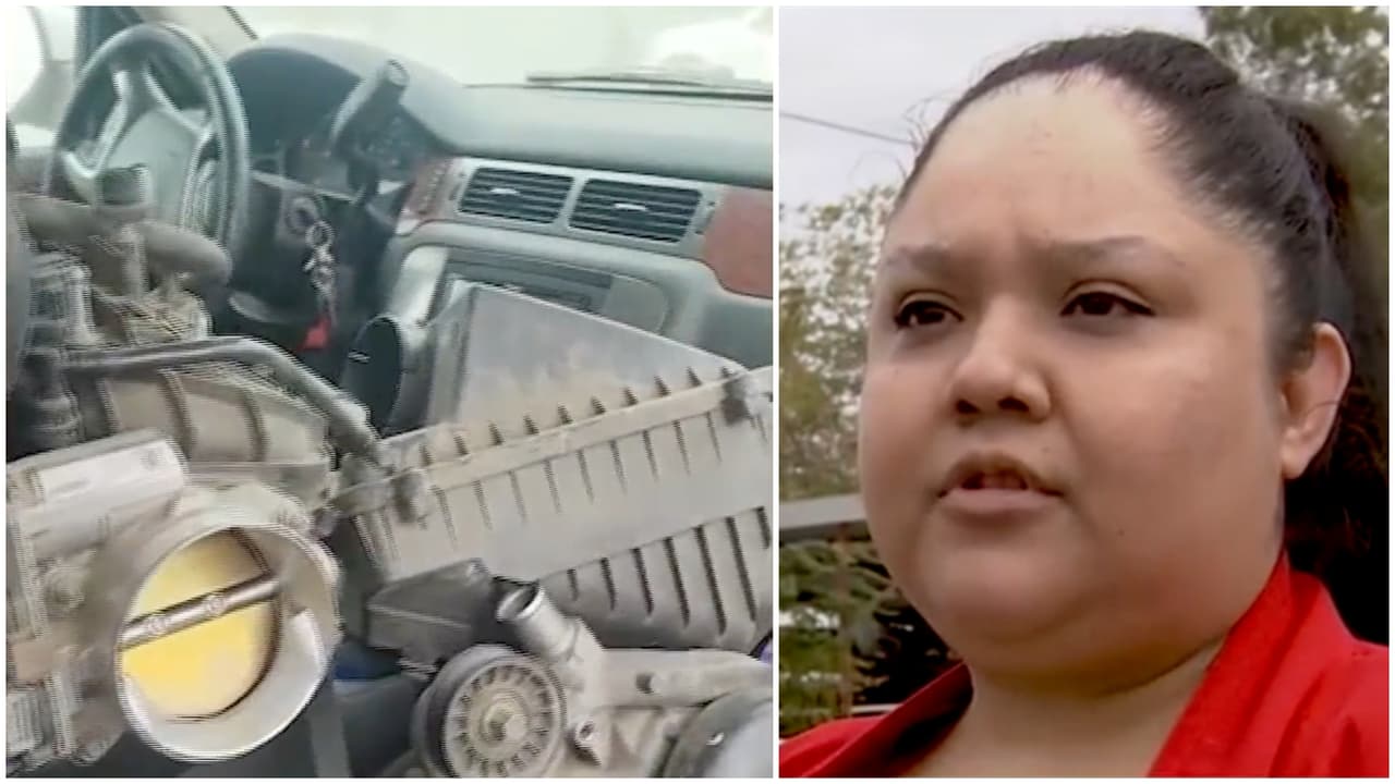 Hispana lleva su camioneta al mecánico y siete meses después se la regresan sin motor