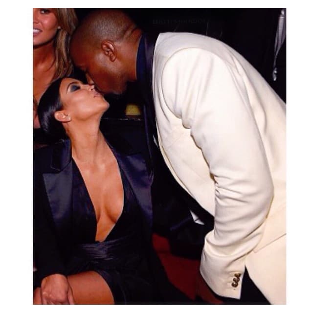 Las fotos más románticas de Kim y Kanye en Instagram.