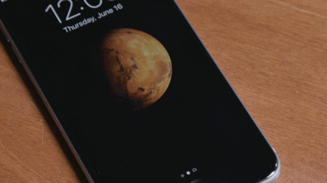 Deslizar hacia a la derecha lanza los widgets