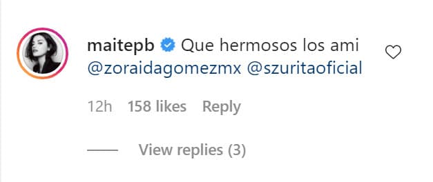 "Qué hermosos, los amo", escribió.
<br>