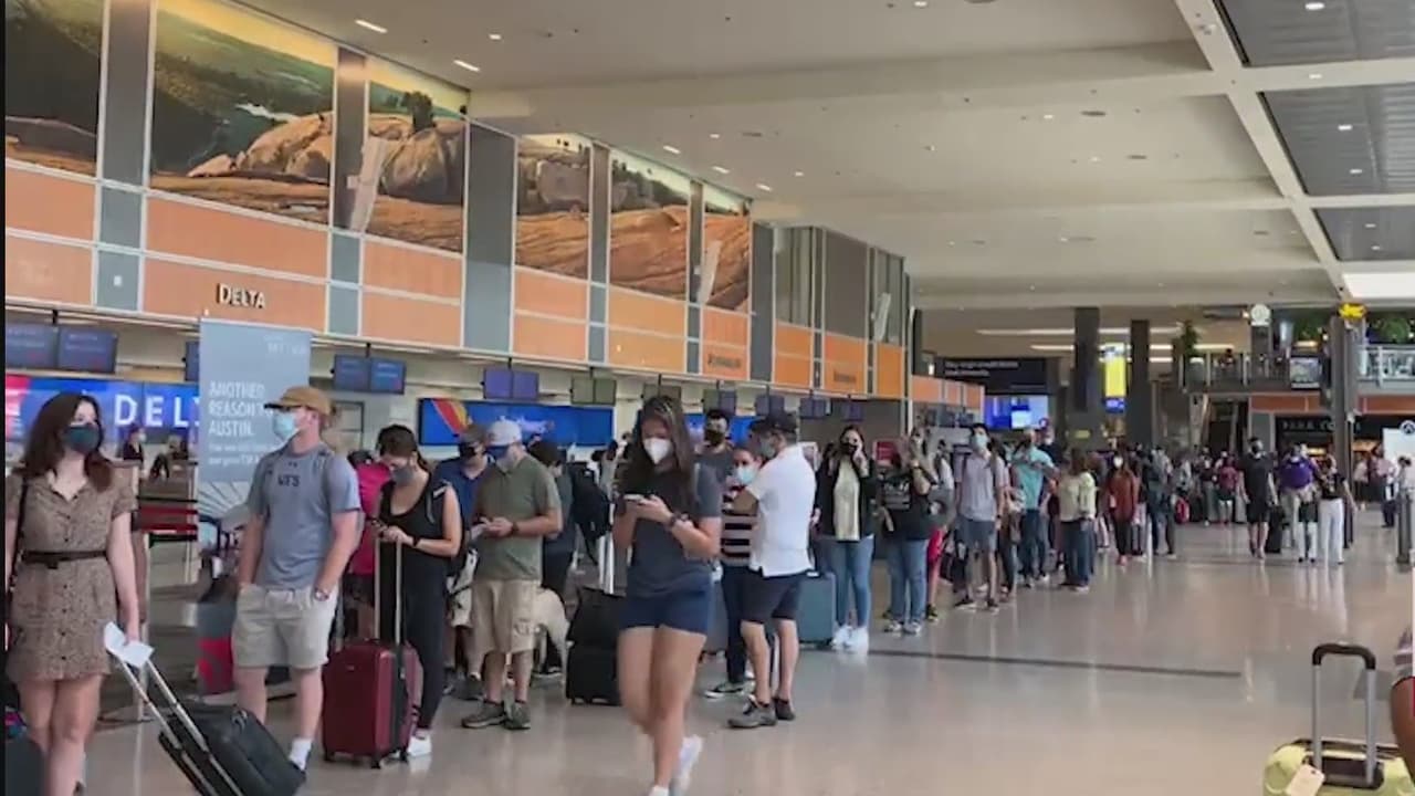 Aeropuerto de Austin ofrece recomendaciones ante número récord de viajeros este octubre