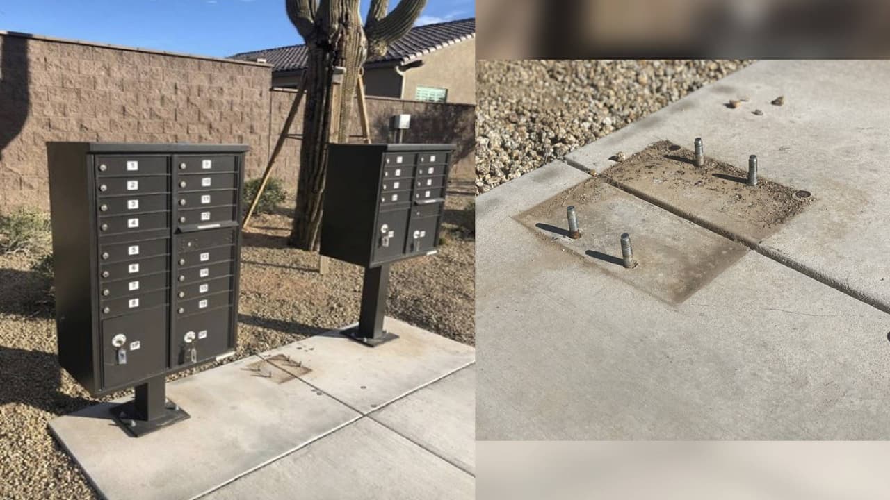 Roban el buzón colectivo de una comunidad en Mesa